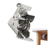 Charnière de table pliante, pieds pliables pour table avec vis - Supports de pieds robustes, support de support pour extension, pied de lit