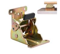 Charnière de table pliante, support d'extension de verrouillage - Attelle pliante à angle droit avec vis | Charnière autobloquante robuste, supports de pieds pliants pour la maison et le studio