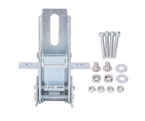 Charnière de table rabattable à 180 degrés |Mécanisme de pliage à double ressort pour machines à bois/projets de bricolage |Plaque de fer robuste avec vis et écrous inclus