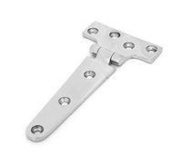 Charnière de Type T en Acier Inoxydable épaissi avecLisse, Charnières de Porte à Haute dureté Robustes pour Accessoires de Porte de Maison 151 X 75 X 4,5 Mm M5