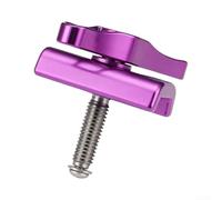 Charnière de vélo en métal en forme de C (violet)