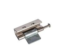 Charnière dissimulée en acier inoxydable/fer CL237, charnière de porte robuste, pivot, pliable, invisible, 1 pièce(Nickel plating,CL237)
