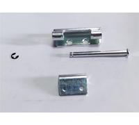 Charnière dissimulée en acier inoxydable/fer CL237, charnière de porte robuste, pivot, pliable, invisible, 1 pièce(Galvanizing,CL237-2)