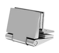 Charnière Double Face Biseautée Robuste en Acier Inoxydable pour Verre de 8 à 12 Mm, Kit Complet de Quincaillerie de Porte de Salle de Bain pour la Rénovation et L'amélioration