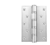 Charnière en acier inoxydable 304, 3 pouces, 4 pouces, 5 pouces, roulement silencieux, charnière de porte intérieure en bois, ouverture plate, fermeture de la page(3 x3x1.8 brushed (201))