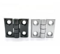 Charnière en alliage de Zinc, accessoire de profil en aluminium 2020 3030 4040, for Extrusion de profil en aluminium 2020 3030 4040, 1 pièce(4040 black)