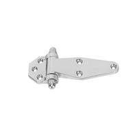Charnière en Alliage de Zinc Argenté, Double Articulation Flexible