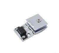 Charnière en alliage de zinc pour portes d'armoire en verre, support de 6 à 8 mm d'épaisseur, avec fermeture assistée à ressort et fonction de réglage de l'alignement (B)