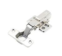 Charnière en fer antirouille, charnière hydraulique, noyau amortisseur, porte d'armoire, fermeture en douceur, quincaillerie de meubles(Full Overlay)