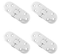 Charnière en métal haute résistance complète à 180 degrés Surfaces résistantes à l'érosion Simple pour la maison Charnières d'armoire multi-usages