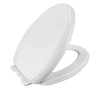 Charnière en Plastique à Montage supérieur, façade fermée avec Couvercle, Facile à Installer, Plastique, Convient aux Toilettes allongées ou ovales, Blanc