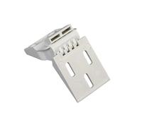 Charnière En Plastique For Couvercle De Porte De Réfrigérateur Congélateur Coffre À Trois Trous(2pcs)