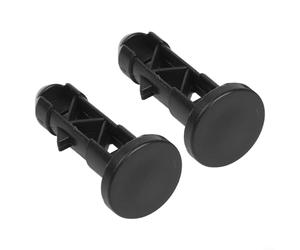 Charnière en plastique pour couvercle de poubelle à roulettes de 240 L, compatible avec trou de montage standard de 31 mm et longueur d'insertion de 67 mm (1 paire)