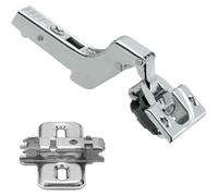 Charnière encastrée à fermeture douce Blum 110 clips haut 71B3750 et plaque d...
