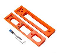 Charnière hydraulique 3D en plastique 220 mm, gabarit de charnière de porte caché épais pour une fermeture fluide à 90°, idéal pour la rénovation de la maison et l'atelier