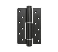 Charnière Hydraulique Charnière de Porte Pivoteuse Autofermante Invisible à Encastrer Ferme-porte Intégré Amorti, Noir, Charnière Hydraulique À Fermeture Automatique