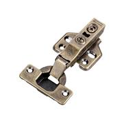 Charnière hydraulique d'armoire en acier inoxydable, 2 pièces, Super muette, charnières de porte de placard, noyau en cuivre, amortisseur, tampon plus proche(Full-Overlay)