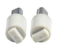 Charnière hydraulique de siège de toilette à fermeture douce - Amortisseur rotatif pour abattant de WC ralenti, en alliage de zinc + construction PBT - Compatible main gauche et droite