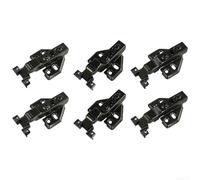 Charnière hydraulique en aluminium de qualité supérieure pour portes en verre, solution de fermeture silencieuse et efficace pour les zones d'utilisation intensive (F)