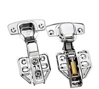 Charnière hydraulique for porte de placard - Amortisseur à ressort à fermeture silencieuse for placards de cuisine - Acier inoxydable 304(Big bend (1Pcs))