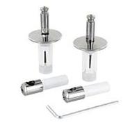 charnière Ideal Standard MIA, T2955BJ plaqué bois véritable, hêtre / acier inoxydable