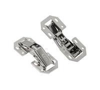 Charnière invisible à ressort - ouverture 90° - en applique -77x33 mm GTV