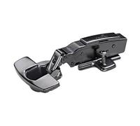 Charnière invisible acier pour meuble, Sensys, amorti applique rentrant 35 mm