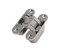 Charnière invisible - ARGENTA - Small - Métal (zamak) - À encastrer - Réglage 3D