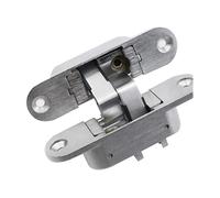 Charnière, Invisible Caché Charnière Alliage 3D Réglable Caché Heavy Duty Porte Pliante (Ouvert À Droite) 95x23mm