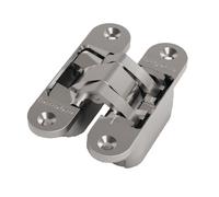 Charnière invisible Medium en zamak dimensions 111x29mm finition chromée mate - - 70000002