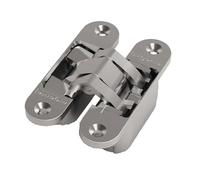 Charnière invisible Medium en zamak dimensions 111x29mm finition chromée mate - ARGENTA - 70000002