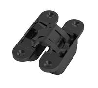 Charnière invisible Medium en zamak dimensions 111x29mm finition noire mate - ARGENTA - 70000228