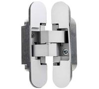 Charnière invisible pour portes lourdes - PZCC - Lot de 2 - Charge 40 kg - Ouverture 180° - Épaisseur de porte 35-45 mm