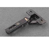 Charnière invisible push salice 200 - Coudure de charnière : 0 mm - Décor : Titanium - Fixation : A tourillons - Montage : En applique - SALICE