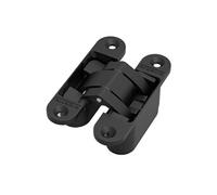 Charnière invisible Small en zamak dimension 95 x 23 mm finition noir mat ARGENTA 70000226