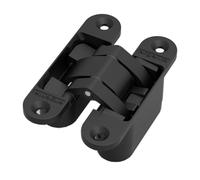 Charnière invisible Small en zamak dimension 95 x 23 mm finition noir mat ARGENTA 70000226