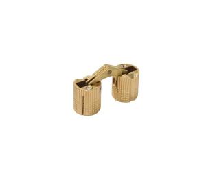 Charnière invisible spécifique cylindriques à encastrer 180° - diamètre 14mm SYNERCIA