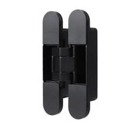 Charnière invisible tridimensionnelle réglable for porte en bois pliante croix à 180 degrés Pour Porte(Black)