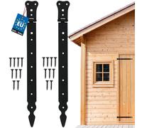Charnière KOTARBAU® pour portes, volets, portails et tonnelles, en acier noir, 4