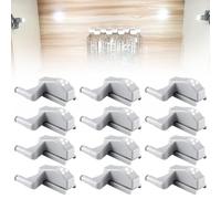 Charnière LED Light, Lumière de Placard Charnière LED Lumière du capteur Lampe de Nuit Penderie Cabinet Armoire Veilleuse pour la maison Cuisine Salon Chambre à Coucher (Lumière chaude, 12 Pcs)