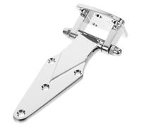 Charnière Métallique en Alliage de Zinc pour Porte de Congélateur | Modèle Pliable, Installation Simple et Maintien Stable, pour Équipement Frigorifique et Chambre Froide, Argenté