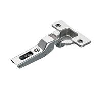 Charnière montage rapide Logica entraxe 52mm coudée 9mm ouverture 110° finition argentée - SALICE - C2Q6G99