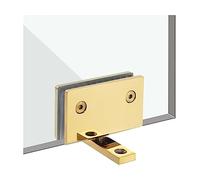 Charnière murale en acier inoxydable 304 for porte verre de 5 mm d'épaisseur, charnière à pivotant, charnières for portes salle bain