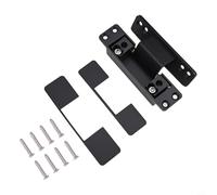 Charnière noire et blanche pour portes d'armoire, charnières de porte dissimulées réglables en alliage de zinc robuste à 110°, capacité de 60 kg, charnière invisible moderne pour salle de bain, lit