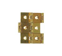 Charnière paravent - Décor : Laitonné - Largeur fermée : 25 mm - Matériau : Acier - ITAR