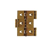 Charnière paravent - Décor : Poli - Largeur fermée : 25 mm - Matériau : Laiton - ITAR