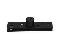 Charnière Pivot 360° en Acier Inoxydable, Noire, Invisible | Positionnement Haut et Bas, Design Discret et Élégant, Usage Maison ou Bureau, Finition Noire
