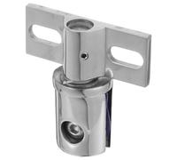Charnière Pivot Bidirectionnelle Acier Inoxydable, pour Porte Verre | Finition Polie Argentée, Roulements de Précision, Compatible Verre 8 à 12mm, Usage Maison et Hôtel