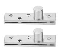 Charnière Pivotante 2 Pcs Rotative à 360 Degrés Charnière de Porte Rotative en Acier Inoxydable de 75 Mm de Long, Attache (Arbre excentrique)