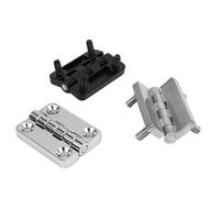 Charnière pivotante à 180 degrés for armoire électrique en alliage de zinc CL209, 1 pièce(White,Stud)